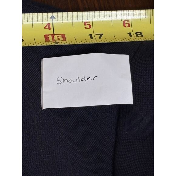 J. Crew Crosby Crosby Classic-Fit Suit Pinstripe Jacket Italian Wool 38S - Picture 9 of 10